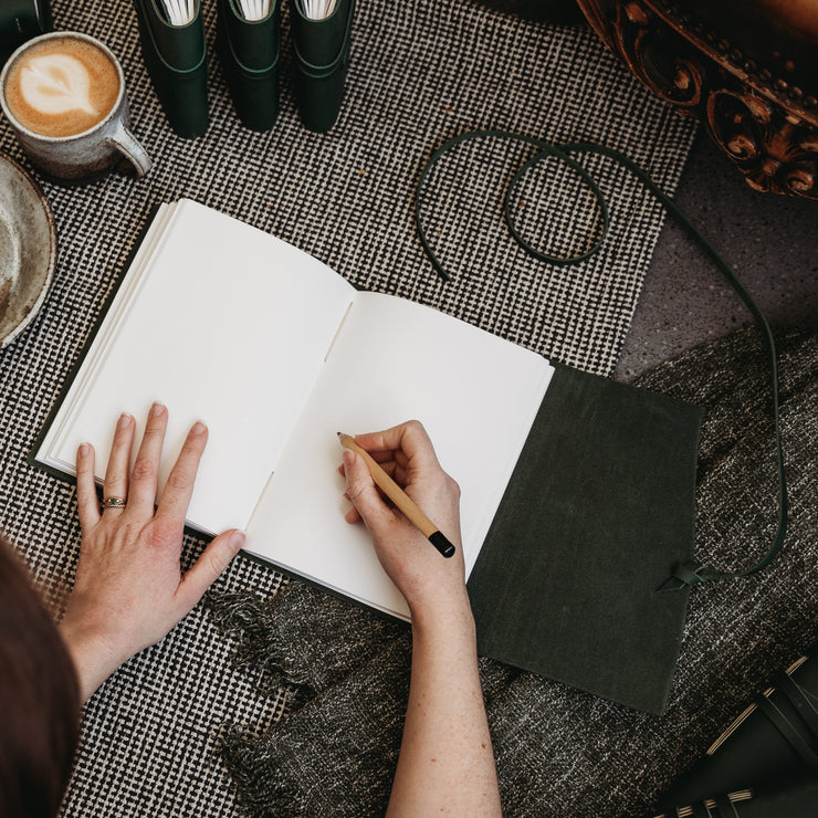 Botanical Leather Journal Walnut