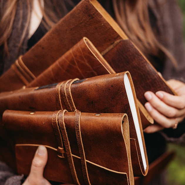 Django Leather Journals | Rustic & Stylish | Lucas Ruth Leather Goods