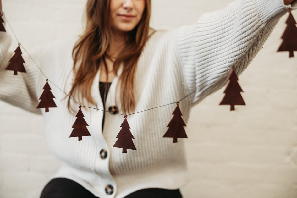 Christmas Tree Ornaments | Leather Ornament | Lucas Ruth Leather Goods