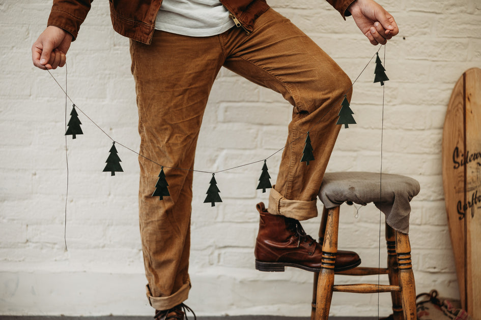 Christmas Tree Ornaments | Leather Ornament | Lucas Ruth Leather Goods