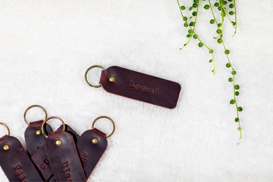 Custom Leather Keyrings | Custom Keyrings | Lucas Ruth Leather Goods